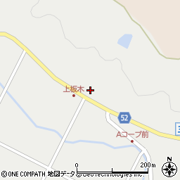 広島県三次市三和町上板木581周辺の地図