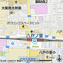 ローソン東大阪小阪三丁目店周辺の地図