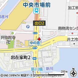 長田郵便局中央市場内分室 ＡＴＭ周辺の地図