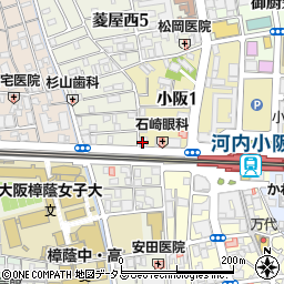 ベルコ小阪駅前ホール周辺の地図
