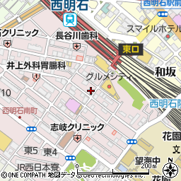 株式会社スマイル　西明石店周辺の地図