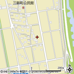 静岡県浜松市中央区三新町190周辺の地図