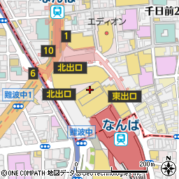 ディオール大阪高島屋周辺の地図