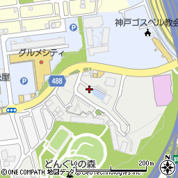 室山西小公園周辺の地図