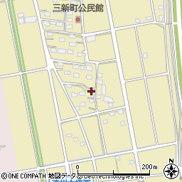 静岡県浜松市中央区三新町286周辺の地図