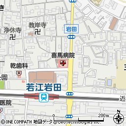 医療法人 寿山会 喜馬病院周辺の地図