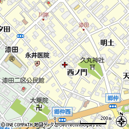 愛知県田原市神戸町西ノ門45周辺の地図