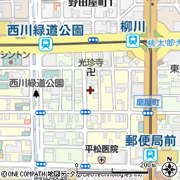 岡山県岡山市北区磨屋町6-23周辺の地図