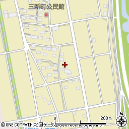 静岡県浜松市中央区三新町275周辺の地図