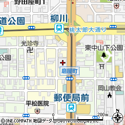 総合メディカル株式会社　岡山オフィス周辺の地図