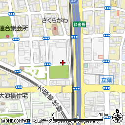 大阪府大阪市浪速区立葉周辺の地図