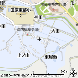 愛知県田原市豊島町（神田）周辺の地図