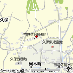 岡山県岡山市東区久保周辺の地図