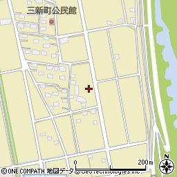 静岡県浜松市中央区三新町191周辺の地図