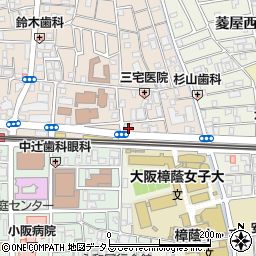 小雀弥 東大阪店周辺の地図