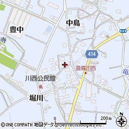 愛知県田原市豊島町川西60-1周辺の地図