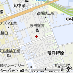 静岡県磐田市大中瀬866周辺の地図