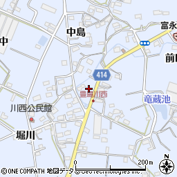 愛知県田原市豊島町川東68周辺の地図