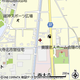 岡山県岡山市東区久保261周辺の地図