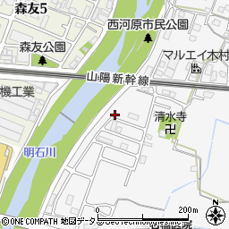兵庫県神戸市西区玉津町西河原421周辺の地図