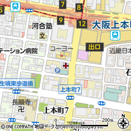 ＶＡＤＹ上本町店周辺の地図