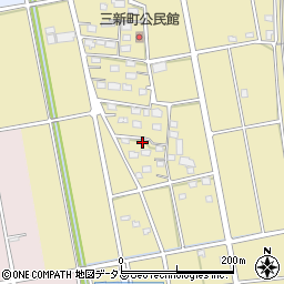 静岡県浜松市中央区三新町284周辺の地図