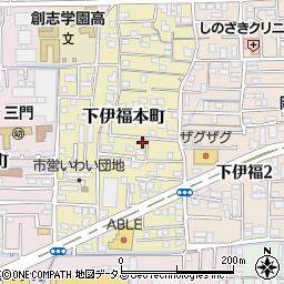 岡山県岡山市北区下伊福本町4周辺の地図