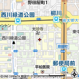 岡山県岡山市北区磨屋町6-9周辺の地図