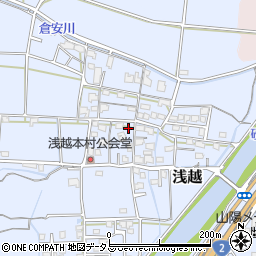 岡山県岡山市東区浅越342周辺の地図