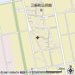 静岡県浜松市中央区三新町283周辺の地図