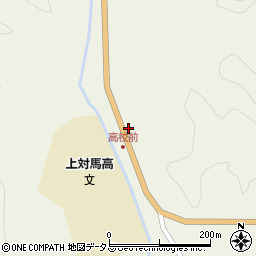 株式会社心和堂　上対馬店周辺の地図