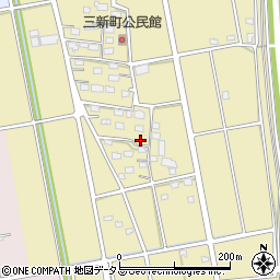 静岡県浜松市中央区三新町277周辺の地図
