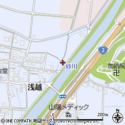 岡山県岡山市東区浅越292-4周辺の地図