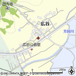 岡山県岡山市東区広谷280周辺の地図