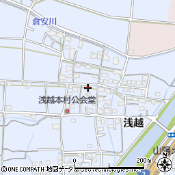 岡山県岡山市東区浅越343周辺の地図