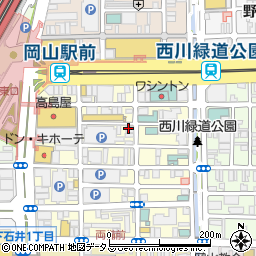 弁慶　岡山店周辺の地図