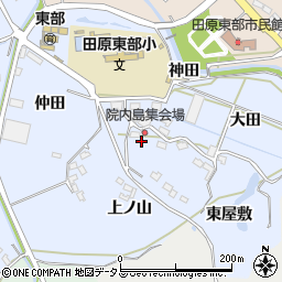 愛知県田原市豊島町神田1周辺の地図