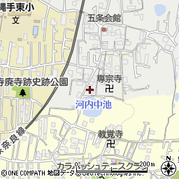 東大阪市消防団第４分団屯所周辺の地図