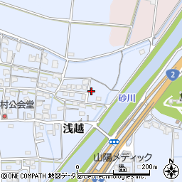 岡山県岡山市東区浅越312周辺の地図