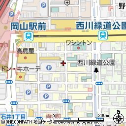岡山キッチン OKAYAMA KITCHEN周辺の地図