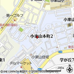 兵庫県神戸市垂水区小束山本町2丁目周辺の地図