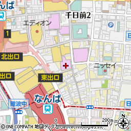 大阪府立上方演芸資料館（ワッハ上方）周辺の地図
