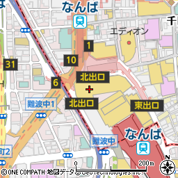 大阪高島屋　グランドホール周辺の地図