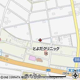 静岡県浜松市中央区西島町960周辺の地図