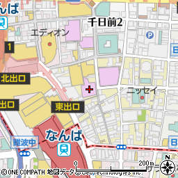 ＮＭＢ４８劇場周辺の地図