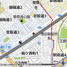兵庫県神戸市長田区菅原通2丁目4周辺の地図