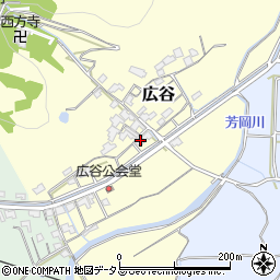 岡山県岡山市東区広谷279周辺の地図