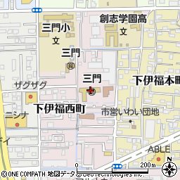 岡山市立　三門幼稚園周辺の地図