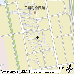 静岡県浜松市中央区三新町278周辺の地図