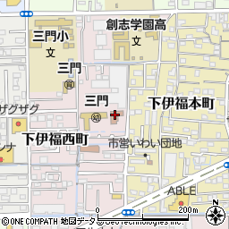 岡西公民館周辺の地図